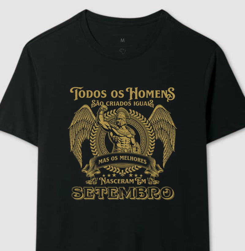 Camiseta Os Melhores Nascem em Setembro