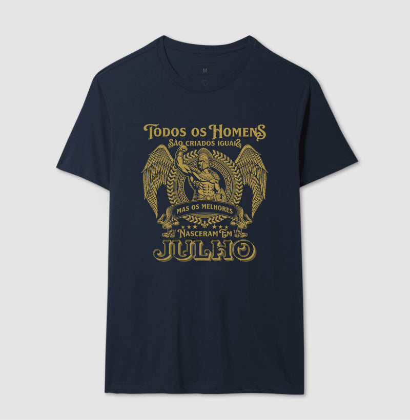 Camiseta Os Melhores Nascem em Julho